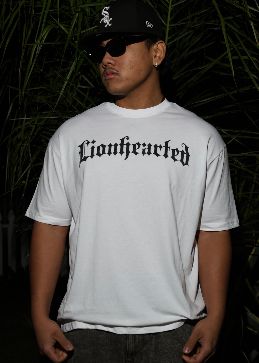 "Heart of a Lion" Premium White Tee