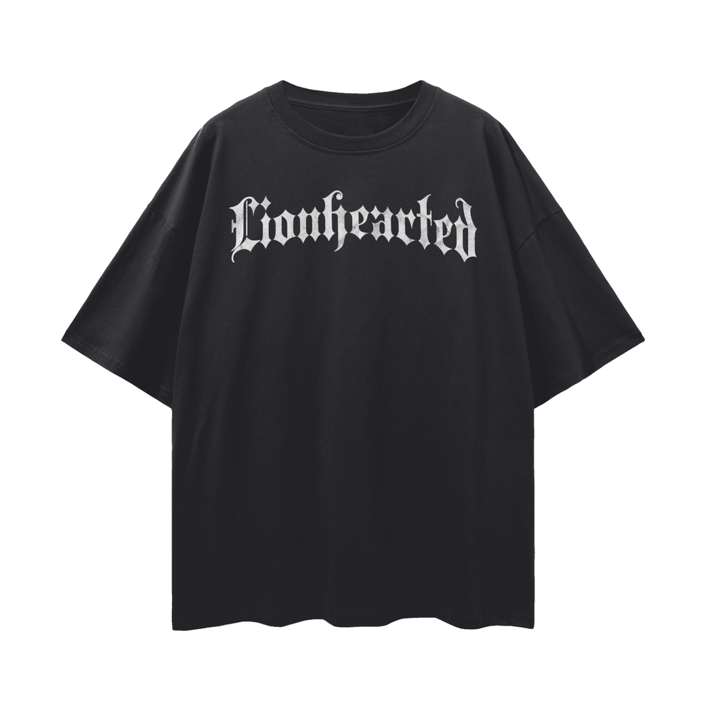 "Heart of a Lion" Premium Black Tee