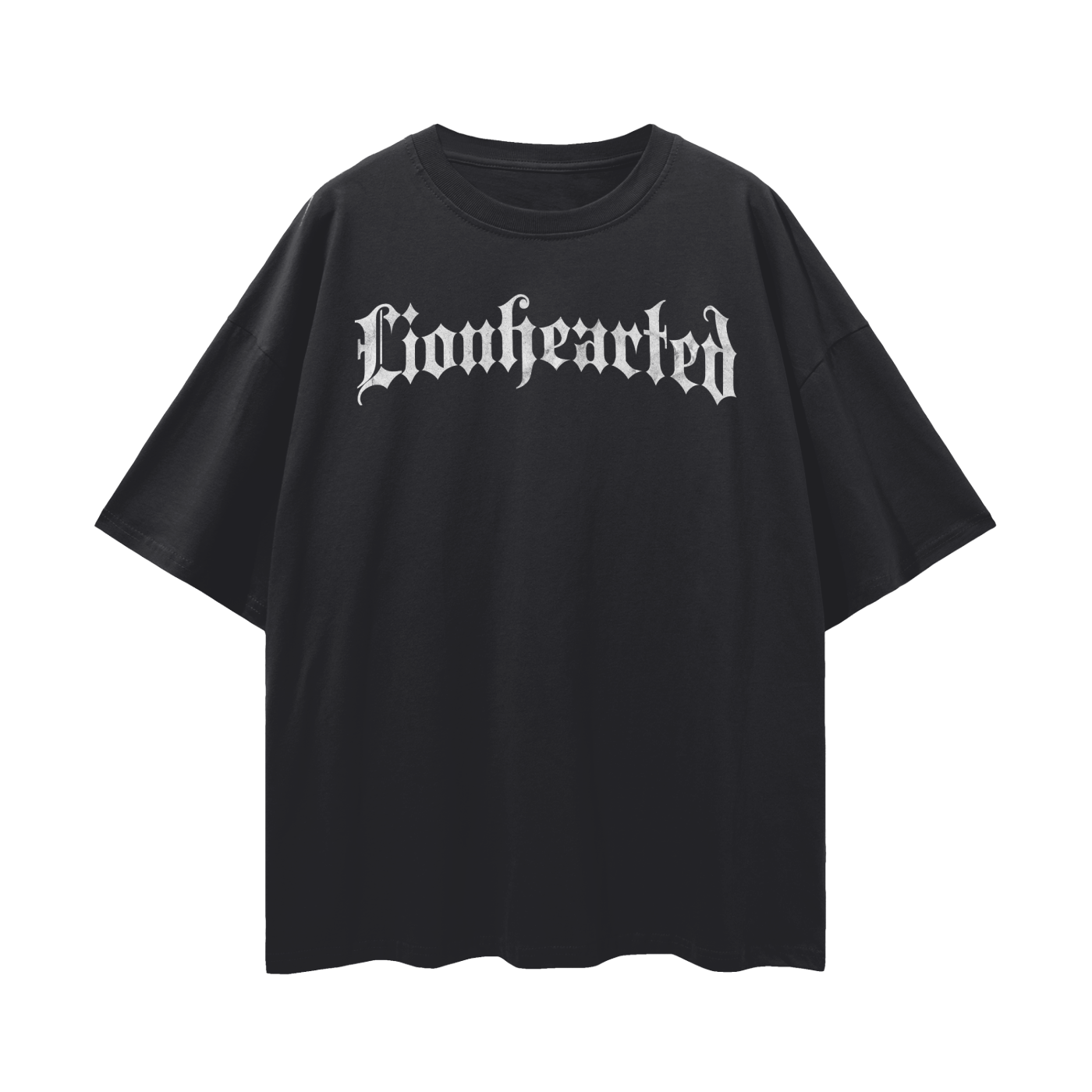 "Heart of a Lion" Premium Black Tee